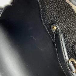 Pre Owned Louis Vuitton Capucines Noir Taurillon Leather Shearling Size MM