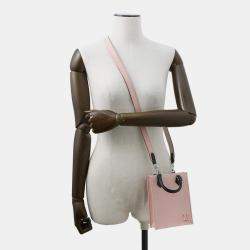 Pre Owned Louis Vuitton Petit Sac Plat Rose Ballerine/Beige Epi Leather