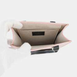 Pre Owned Louis Vuitton Petit Sac Plat Rose Ballerine/Beige Epi Leather
