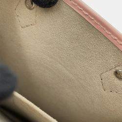Pre Owned Louis Vuitton Petit Sac Plat Rose Ballerine/Beige Epi Leather