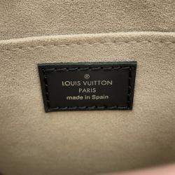 Pre Owned Louis Vuitton Petit Sac Plat Rose Ballerine/Beige Epi Leather