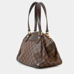 مملوكة مسبقًا Louis Vuitton Verona Red Damier Ebene Canvas Size PM