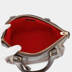 مملوكة مسبقًا Louis Vuitton Verona Red Damier Ebene Canvas Size PM