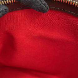 مملوكة مسبقًا Louis Vuitton Verona Red Damier Ebene Canvas Size PM