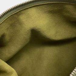 Pre Owned Louis Vuitton Baggy Khaki Monogram Denim Size PM