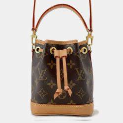 Pre Owned Louis Vuitton Nano Noe Brown Monogram