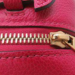 مملوكة مسبقًا حقيبة لويس فويتون سانتونغ جلد أمبرانت قرمزي مونوغرام