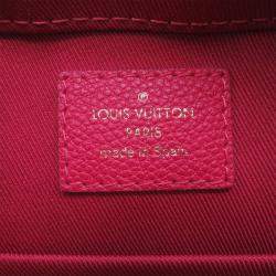 مملوكة مسبقًا حقيبة لويس فويتون سانتونغ جلد أمبرانت قرمزي مونوغرام