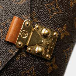 Pre Owned Louis Vuitton Brown Monogram Pochette Metis