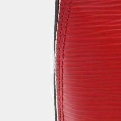 Pre Owned Louis Vuitton Red Epi Alma MM