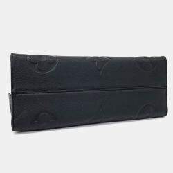 Pre Owned Louis Vuitton Black Leather Empreinte On the Go GM