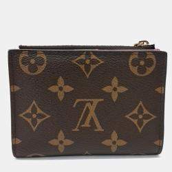 Pre Owned Louis Vuitton Brown PVC Monogram Lisa Wallet