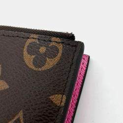 Pre Owned Louis Vuitton Brown PVC Monogram Lisa Wallet