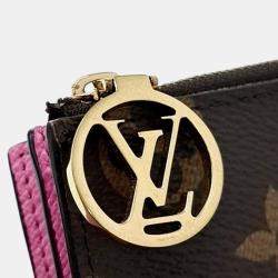 Pre Owned Louis Vuitton Brown PVC Monogram Lisa Wallet