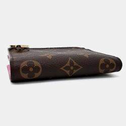 Pre Owned Louis Vuitton Brown PVC Monogram Lisa Wallet