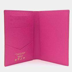 Pre Owned Louis Vuitton Multicolor White Coated Canvas Murakami Passport Wallet