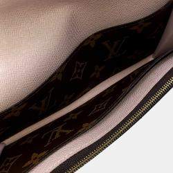 Pre Owned Louis Vuitton Brown Canvas Monogram Emily Wallet