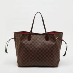 Pre Owned Louis Vuitton Damier Ebene Canvas Neverfull GM Bag