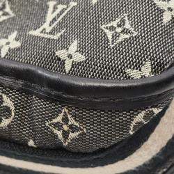 Pre Owned Louis Vuitton Black Monogram Mini Lin Besace Mary Kate