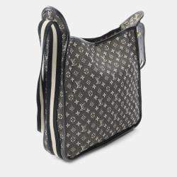 Pre Owned Louis Vuitton Black Monogram Mini Lin Besace Mary Kate