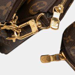 Pre Owned Louis Vuitton Brown Monogram Multi Pochette Accessoires
