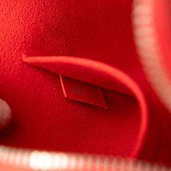 Pre Owned Louis Vuitton Red Epi Alma BB