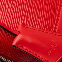 Pre Owned Louis Vuitton Red Epi Alma BB