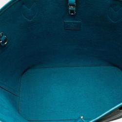 Pre Owned Louis Vuitton Blue Epi Neverfull MM