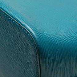 Pre Owned Louis Vuitton Blue Epi Neverfull MM