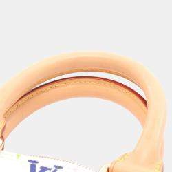 Pre Owned Louis Vuitton White Monogram Multicolore Alma PM