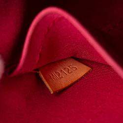 Pre Owned Louis Vuitton Red Monogram Vernis Alma BB