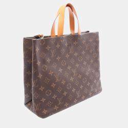 Pre Owned Louis Vuitton Brown Autres Cuir Monogram Shopper Tote MM