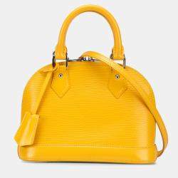 Pre Owned Louis Vuitton Yellow Epi Alma BB