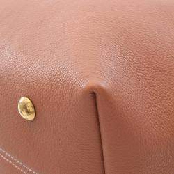 Pre Owned Louis Vuitton Brown Grained Calfskin Low Key Hobo MM
