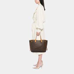 Pre Owned Louis Vuitton Brown Monogram Neverfull GM