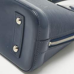 Pre Owned Louis Vuitton Indigo Epi Leather Alma BB Bag