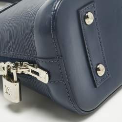 Pre Owned Louis Vuitton Indigo Epi Leather Alma BB Bag