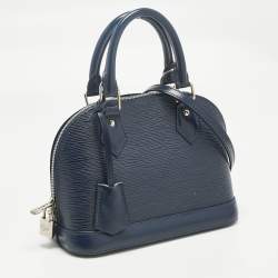 Pre Owned Louis Vuitton Indigo Epi Leather Alma BB Bag