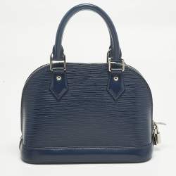 Pre Owned Louis Vuitton Indigo Epi Leather Alma BB Bag