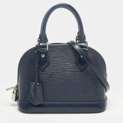 Pre Owned Louis Vuitton Indigo Epi Leather Alma BB Bag