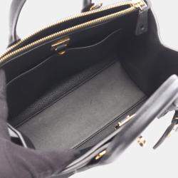 Pre Owned Louis Vuitton Black Taurillon City Steamer PM