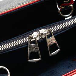 Pre Owned Louis Vuitton Blue Epi Twist Satchel