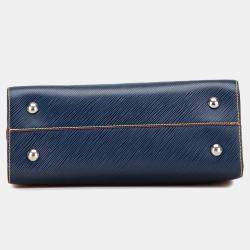 Pre Owned Louis Vuitton Blue Epi Twist Satchel