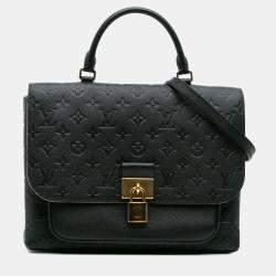 Pre Owned Louis Vuitton Black Monogram Empreinte Marignan