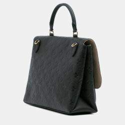 Pre Owned Louis Vuitton Black Monogram Empreinte Marignan