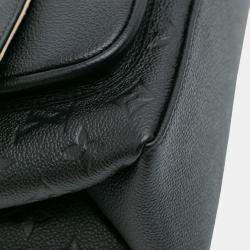 Pre Owned Louis Vuitton Black Monogram Empreinte Marignan