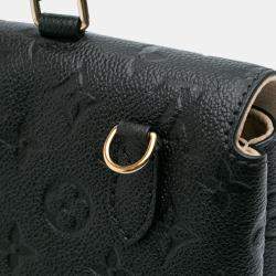 Pre Owned Louis Vuitton Black Monogram Empreinte Marignan
