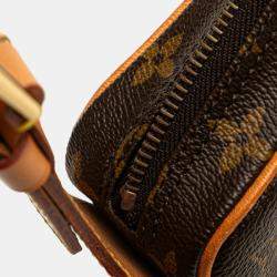 Pre Owned Louis Vuitton Brown Monogram Croissant MM