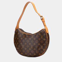 Pre Owned Louis Vuitton Brown Monogram Croissant MM