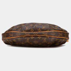 Pre Owned Louis Vuitton Brown Monogram Croissant MM
